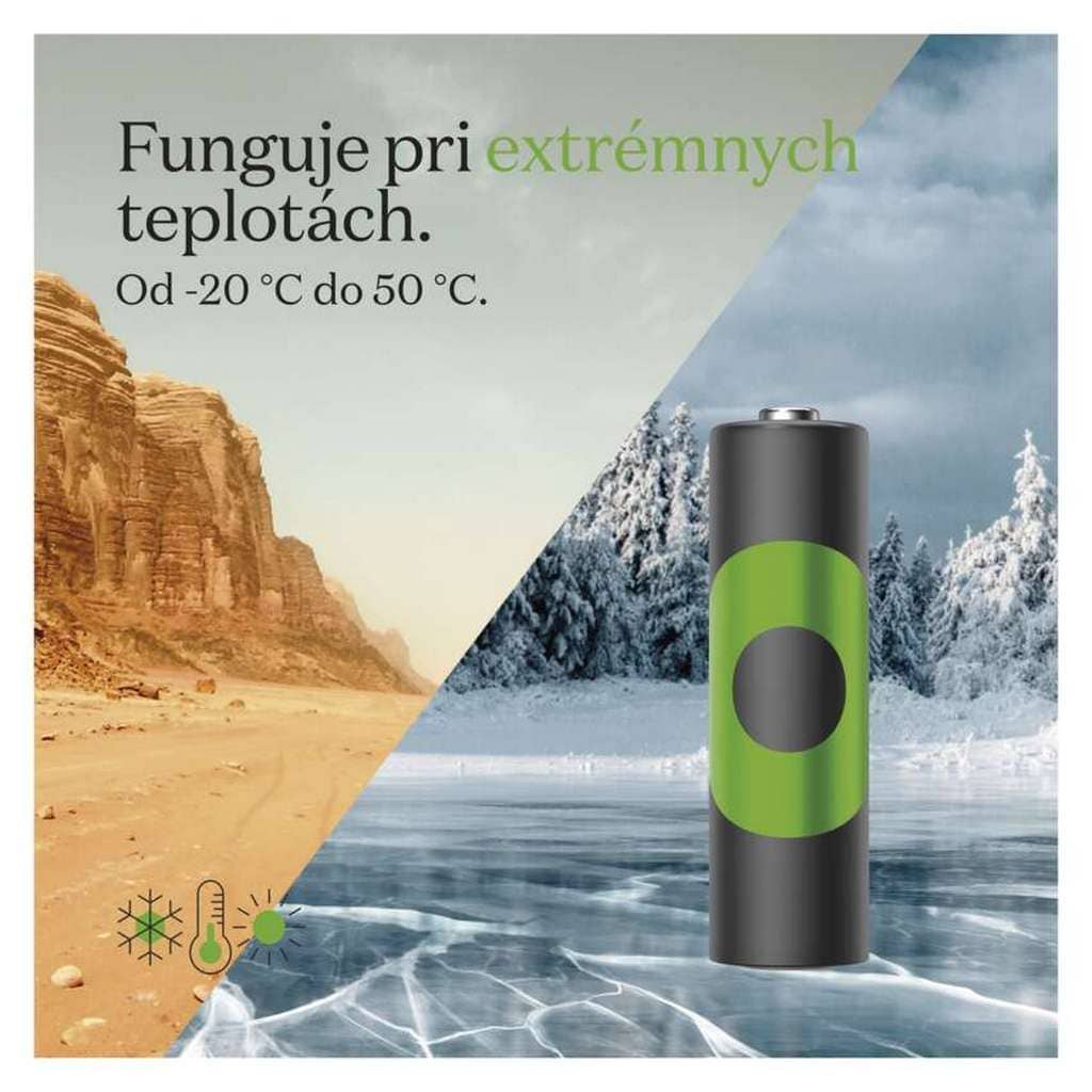 Nabíjacie batérie R03 AAA GP ReCyko+ Pro Professional 800 mAh 4 ks blister - 3